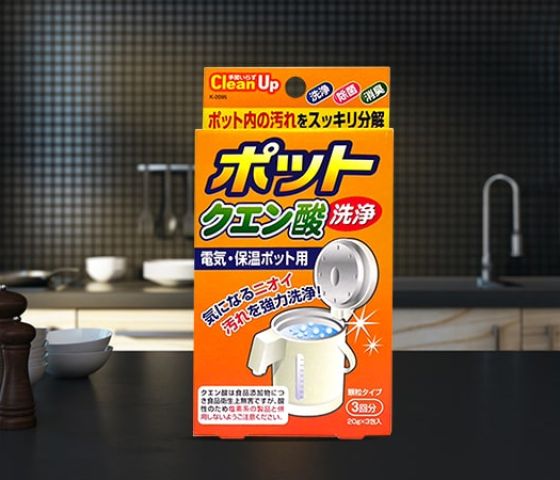 Set 3 gói khử cặn canxi ấm siêu tốc, phích nước, bình giữ nhiệt hàng Nhật