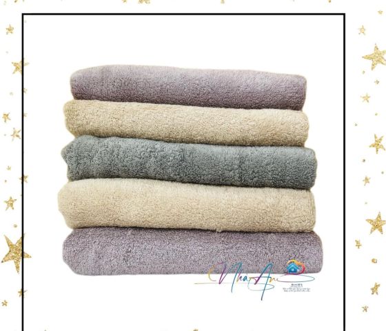Combo 2 set khăn tắm nhỏ cho gia đình 40x80cm