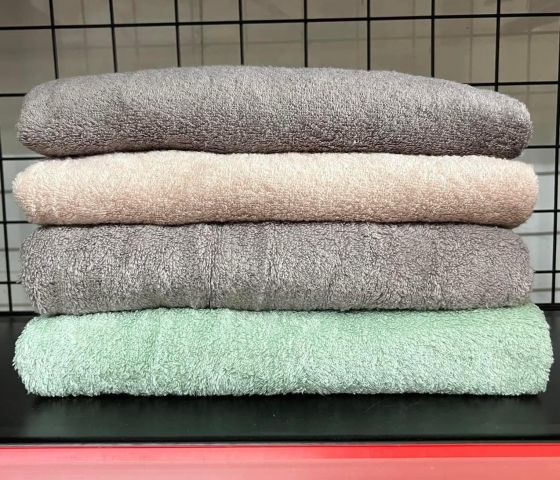 Khăn cotton sợi tơ tằm xuất dư size 60x120cm