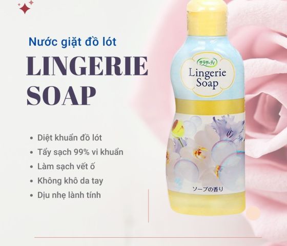  Nước giặt đồ lót Lingerie Soap Nhật Bản