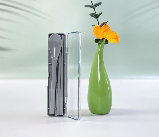 Set 2 bộ muỗng đũa nhựa Lock&Lock LLC115GRY