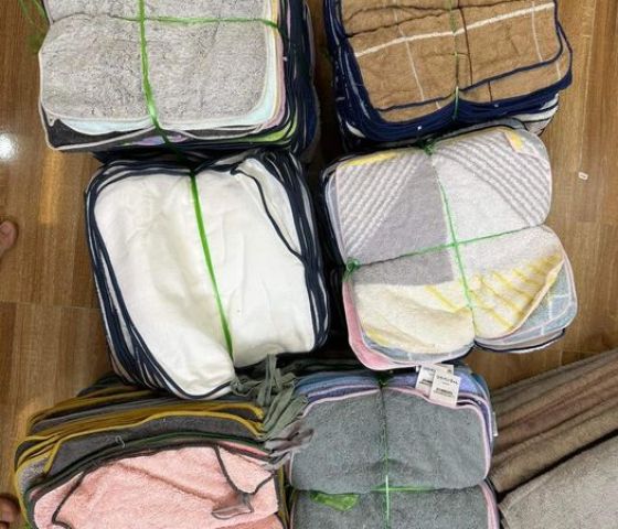 Set 30 khăn lau muji mix màu