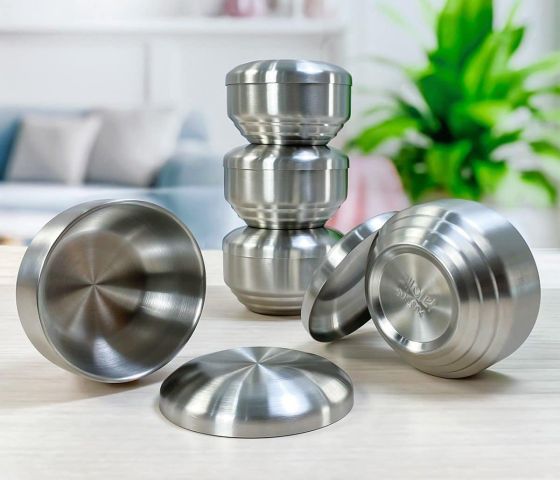 Set chén - ly inox xuất hàn